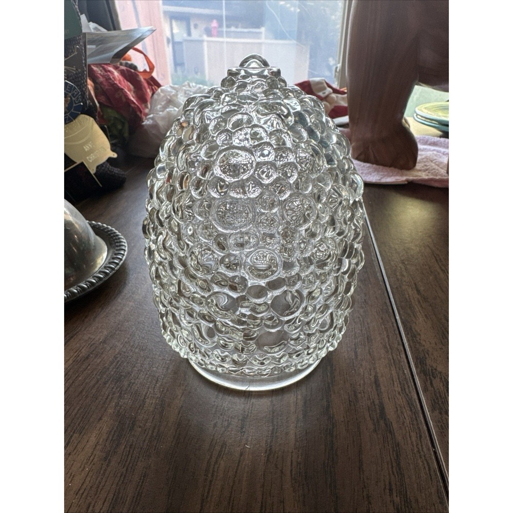Vintage Glass Globe Acorn Bubble